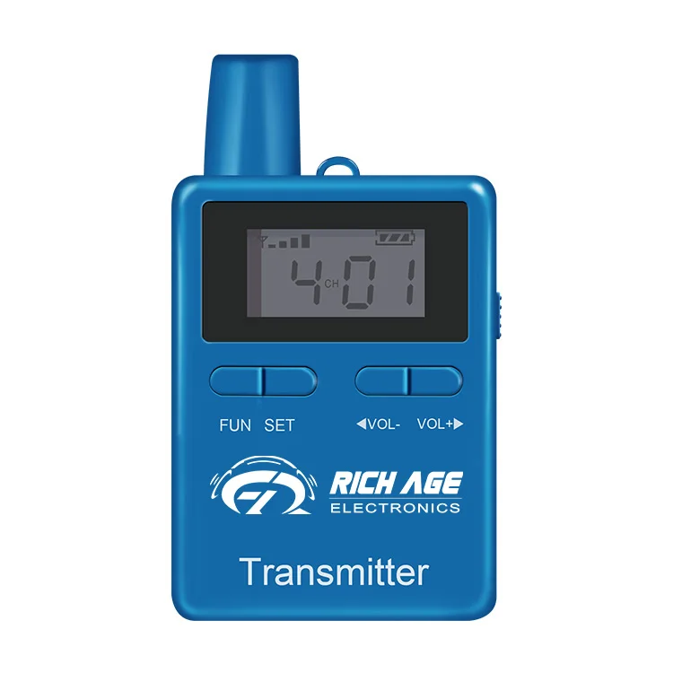 Двухсторонняя портативная беспроводная цифровая аудиосистема Rich Age RC2402 гид