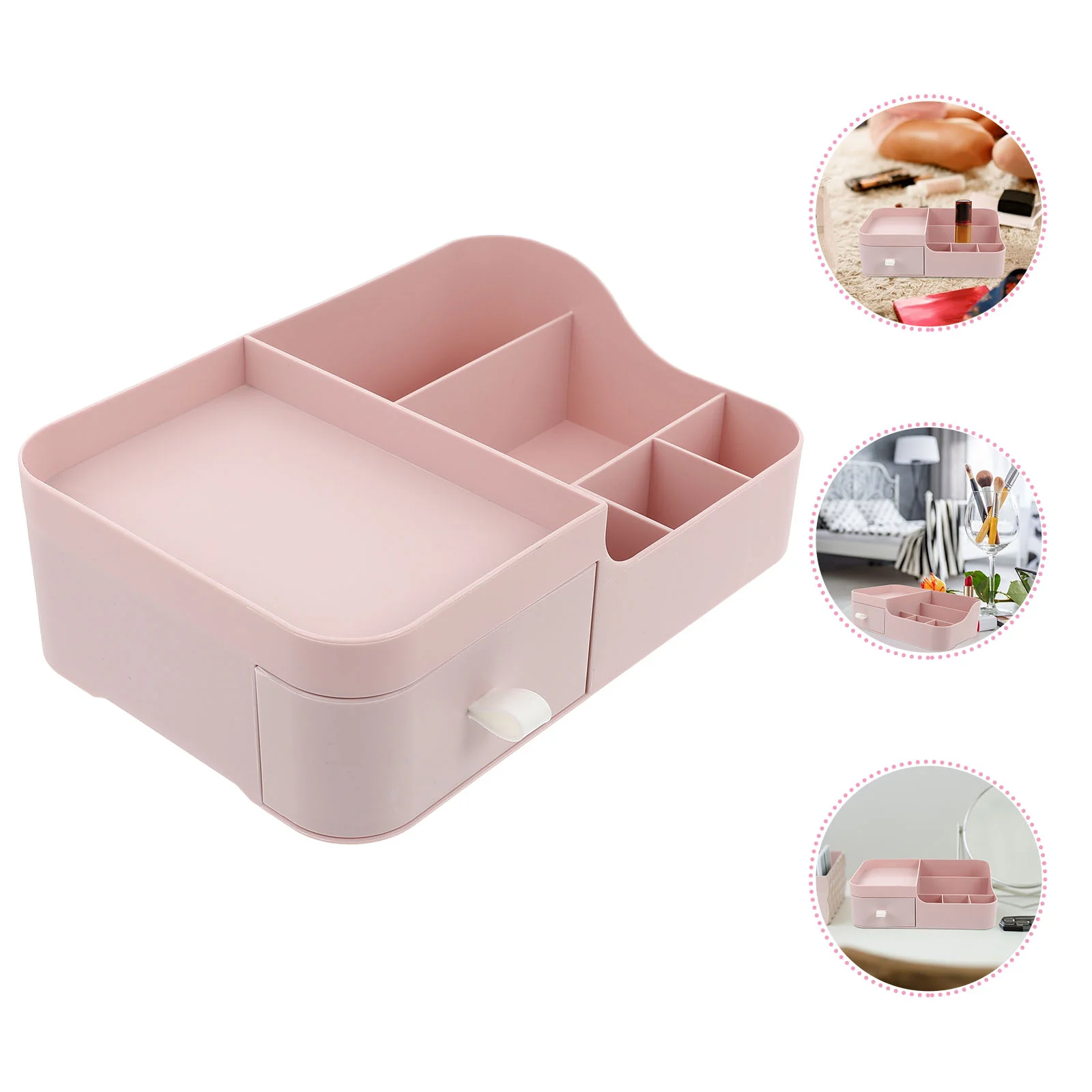

1pc Desktop Storage Box Sundries Storage Cosmetic Container Storage Rack )