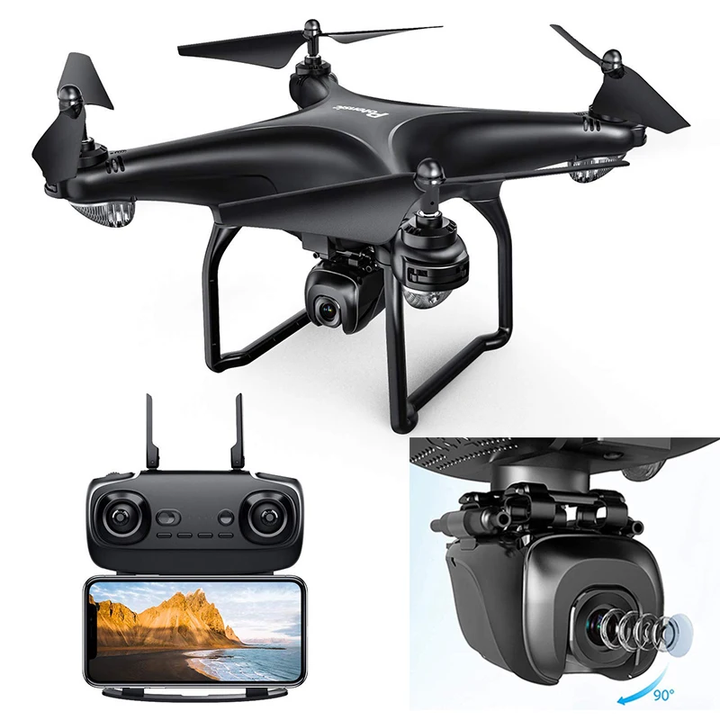 Профессиональный GPS Дрон с 1080P HD камерой FPV видео для взрослых и детей 5G Wi Fi RC