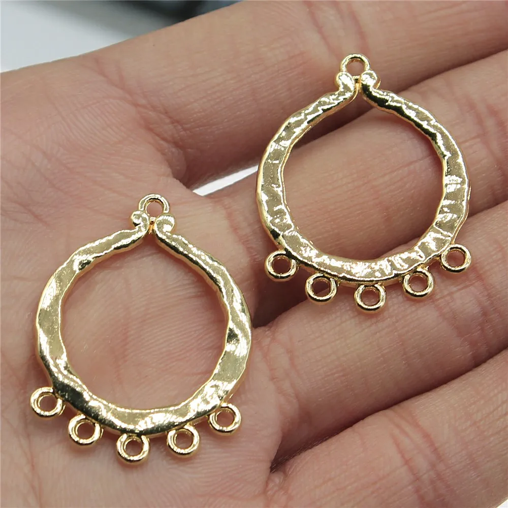 

4pcs 25x33mm Earcircle connector connectors jewelry finding & components