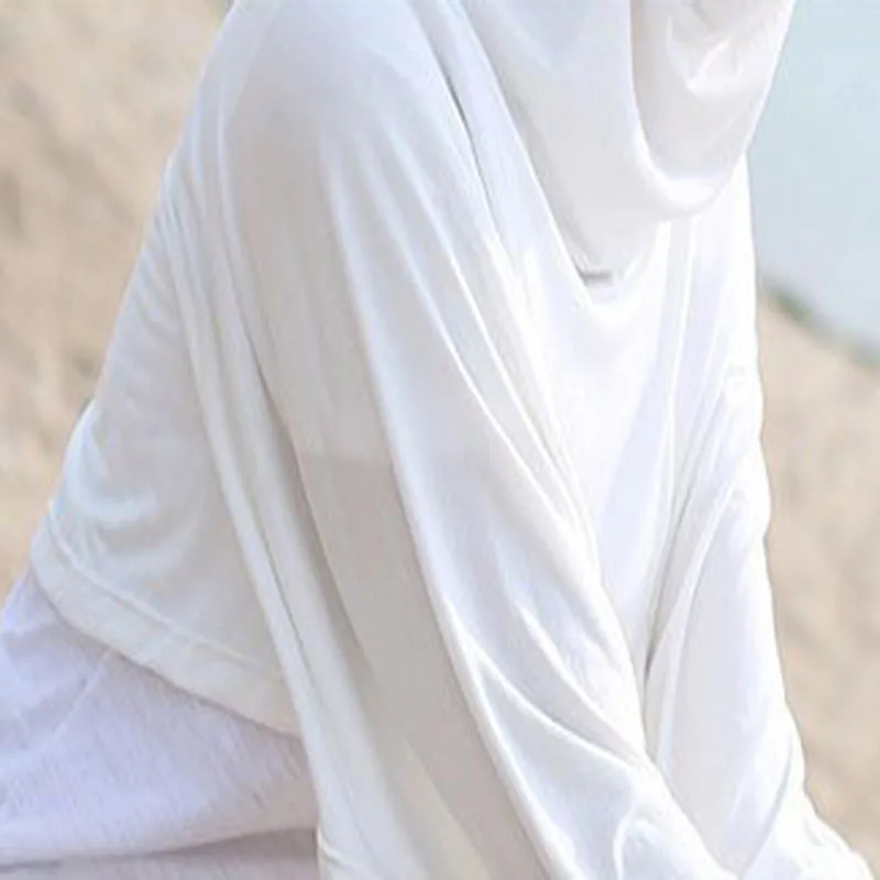 Мусульманский закрывающий лицо длинные топы дышащий маскирующий исламский шарф