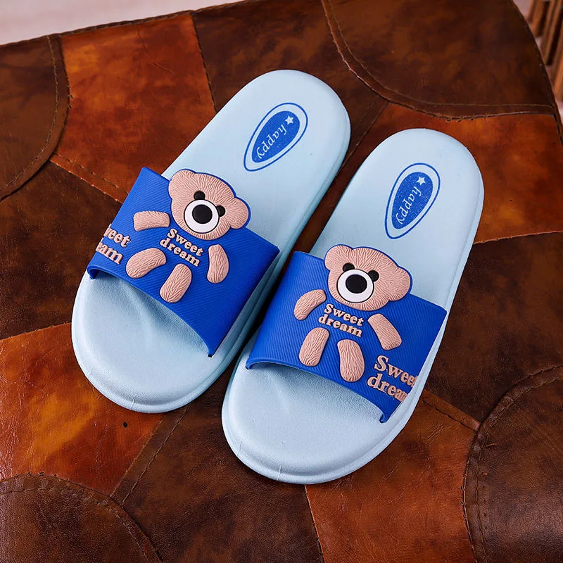 

Children's Summer Cartoon Slippers Indoor Baby Soft-soled Sandals and Slippers Boys and Girls Outdoor Flip Slippers Kids KF13