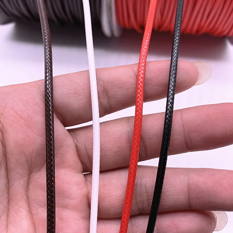 0.5-2.0mm Pink Waxed Cord Thread String Strap Necklace Rope Bead DIY Jewelry Making for Shamballa Bracelet | Украшения и