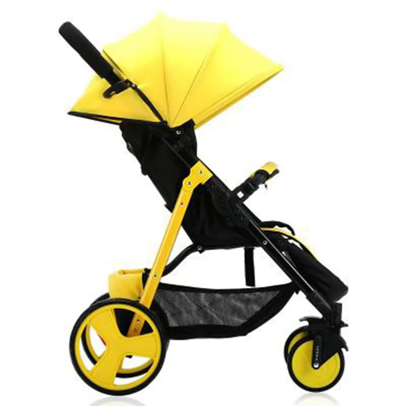 Luxury Baby Stroller Scientific Design Folds Easily And Conveniently 0-3 Years Carrying Capacity Steel Frame EVA Wheels