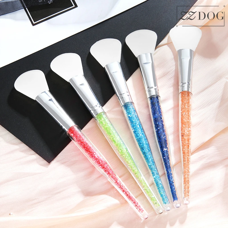 Силиконовая кисть для маски лица ZZDOG 1 шт. мягкая основа масок блестящие частицы