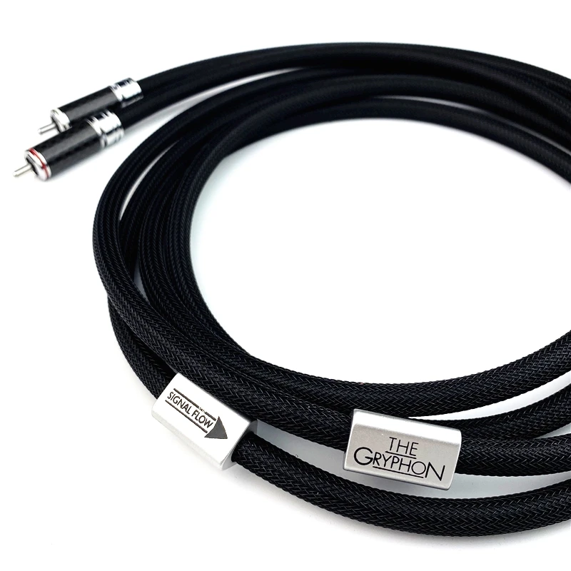 Грифон VIP серии Hi-Fi аудио RCA кабель углеродного волокна Plug | Электроника