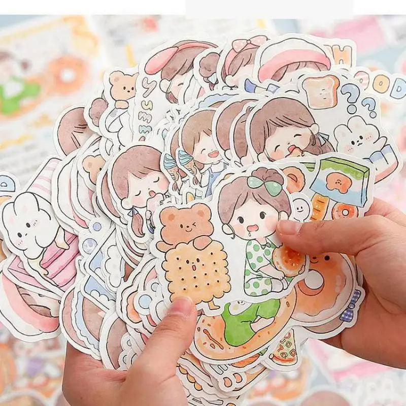 

100 шт./пакет милый Планер для фотографий, скрапбукинг, планировщик, школьные канцелярские принадлежности для карт