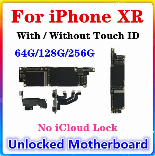 100% разблокированная материнская плата для iPhone XR оригинальная основная без