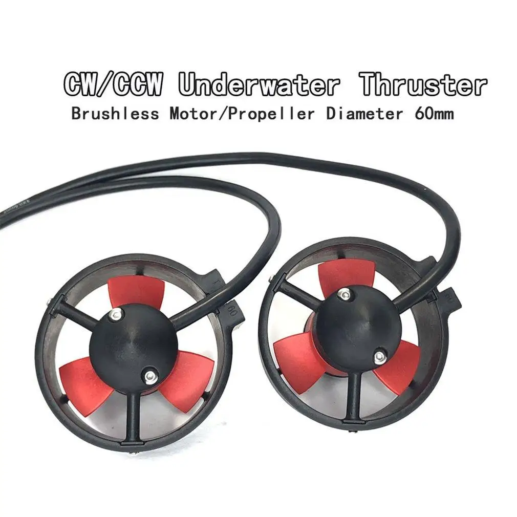 

Hobbyocean 12V-16V Underwater Thruster Waterproof 860KV Brushless Motor Propeller 60mm Jet Pump For ROV RC Boat Robot Model