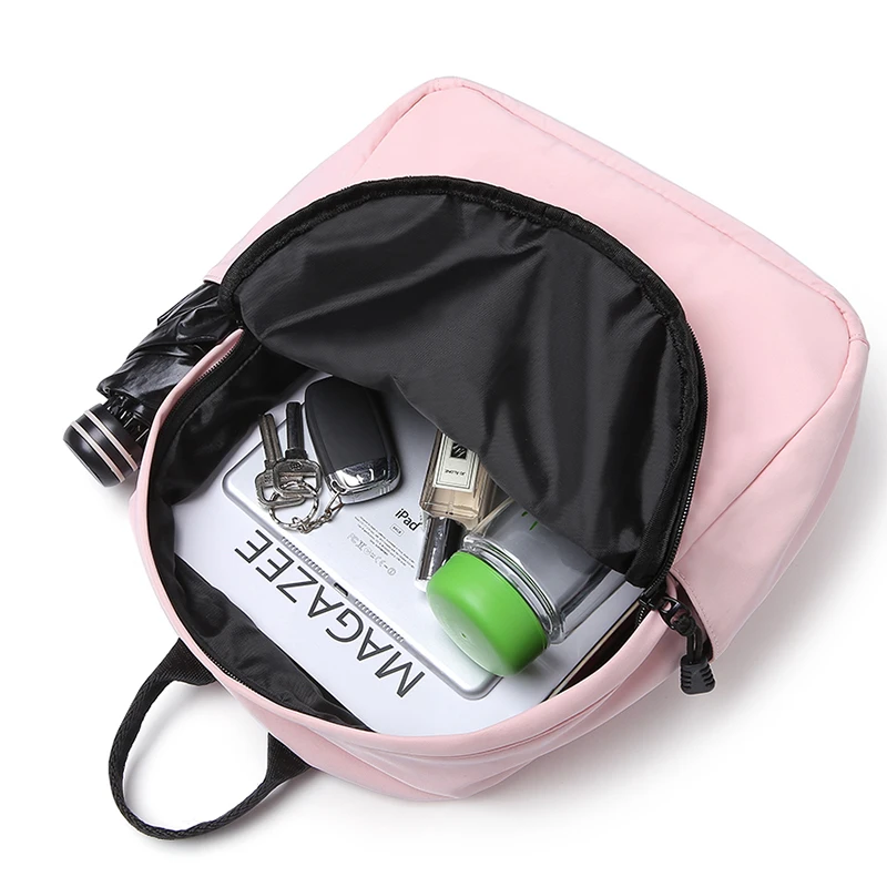 Милый мультфильм свинья женский подростковый рюкзак для девочек детей