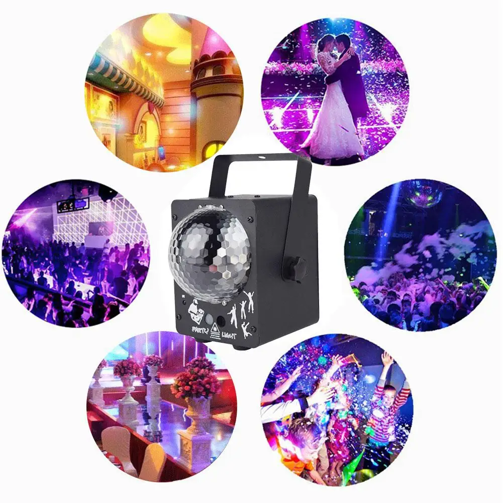 

New Bluetooth Stage Light LED Magic Ball Light RGB Projector Disco Lighting Effect for Home Party Wedding Christmas Decoration