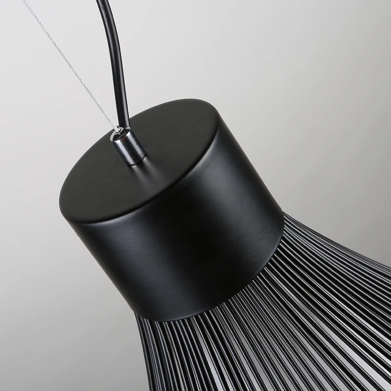 

American Vintage Pendant Lights Black E27 Dining Room Kitchen Modern Pendant Light Home suspension luminaire Restaurant Lighting
