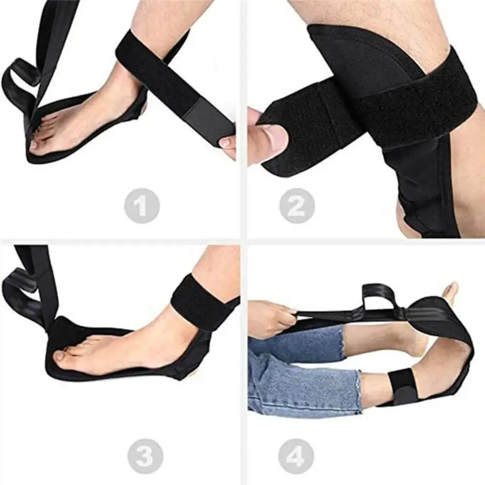 

New Yoga Ligament Stretching Belt Foot Rehabilitation Strap Plantar Fasciitis Leg Training Foot Ankle Joint Correction Braces