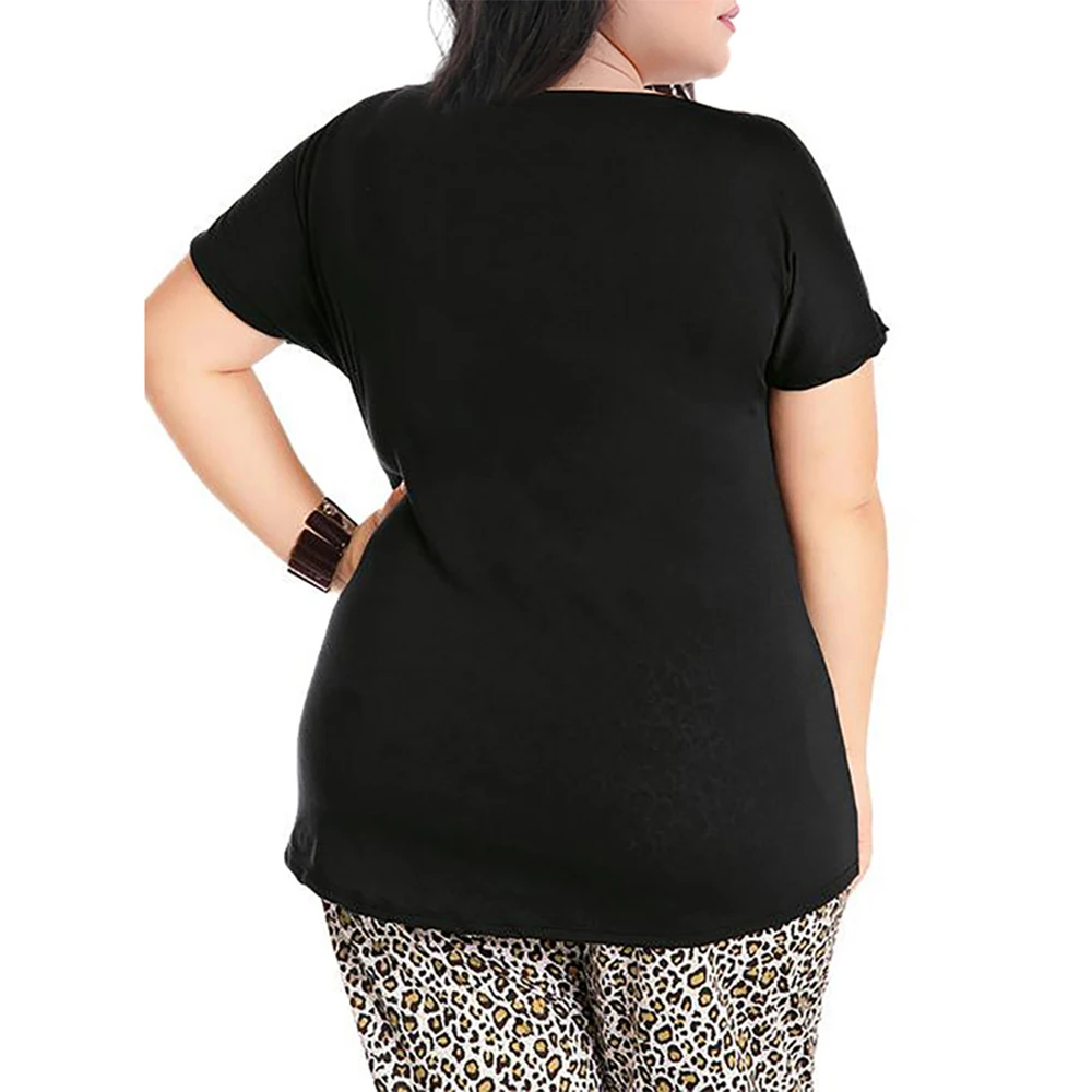 Женская одежда размера плюс большие размеры 8xl 9xl Повседневная блуза с дырочками