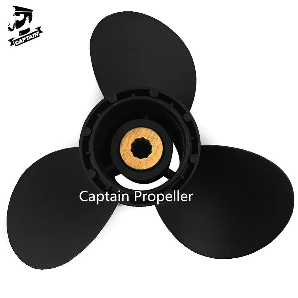 Captain Propeller 9 1/4x12 58100-89L50-019 Fit Suzuki Outboard Engines DF9.9B DF15A DF20A Aluminum 10 Tooth Spline RH | Автомобили и