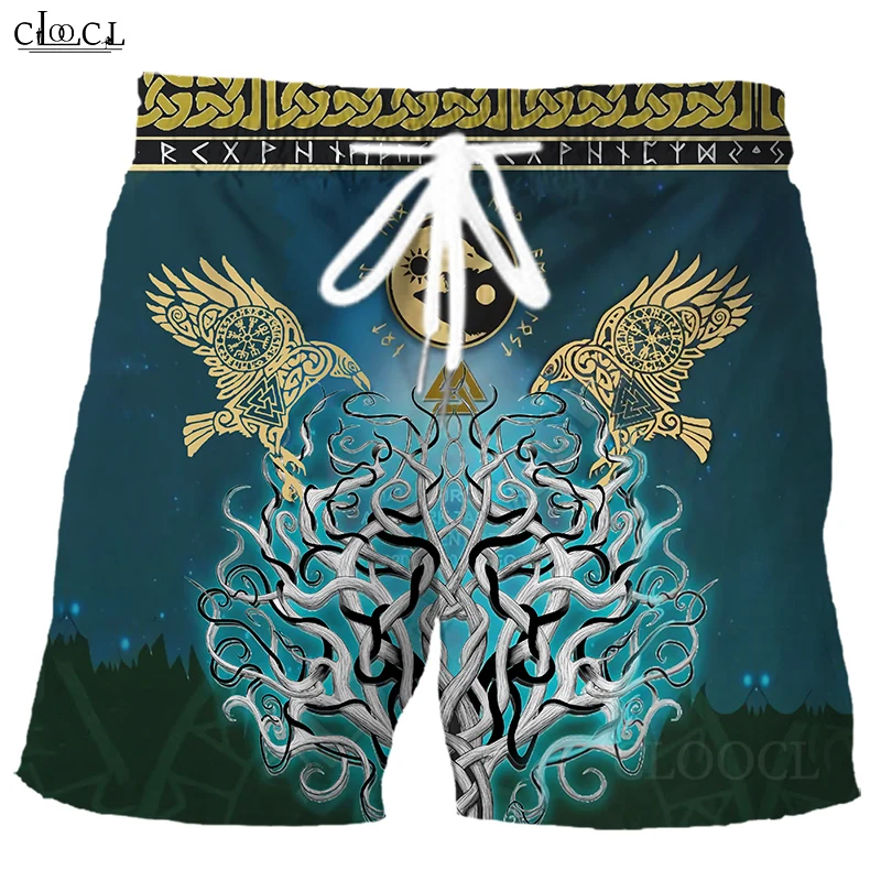 

CLOOCL Newest Popular Viking Tattoo 3D Print Men Summer Fashion Hip Hop Harajuku Beach All-match Cool Sweatpants Drop Shipping