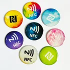 NTAG213 антиметаллические эпоксидные этикеткинаклейки Ntag213 диаметр 30 мм NFC для всех сотовых телефонов