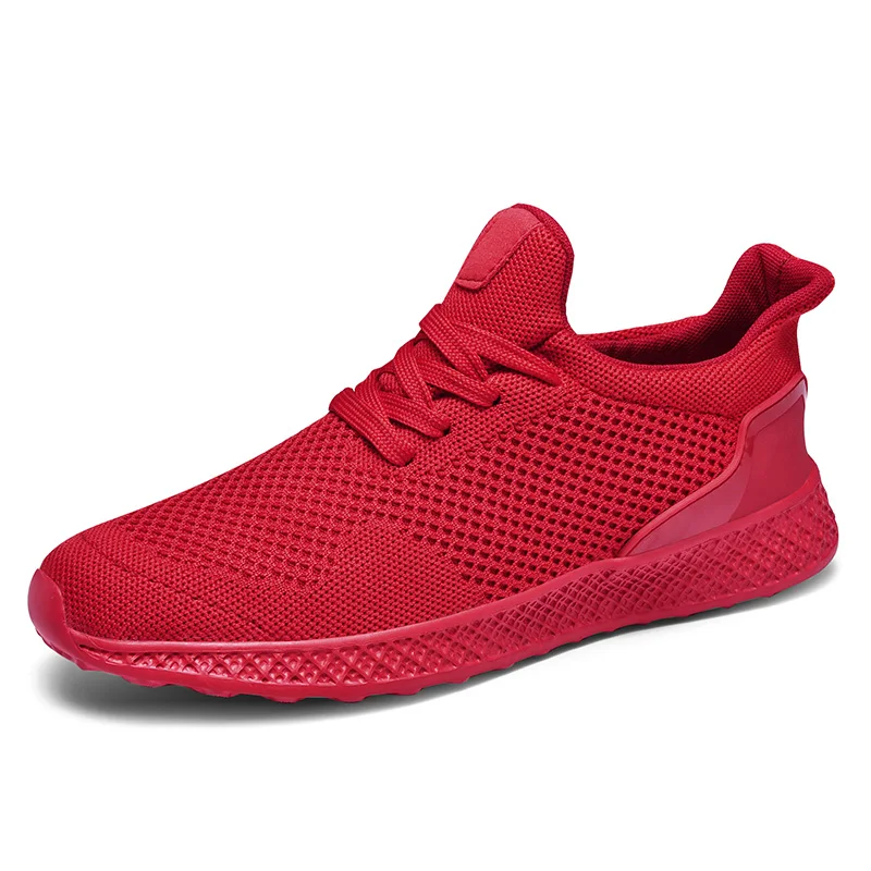 2020 Spring Mesh Men Casual Shoes Lace-up Lightweight Comfortable Breathable Walking Tenis Masculino Men's Sneakers | Обувь