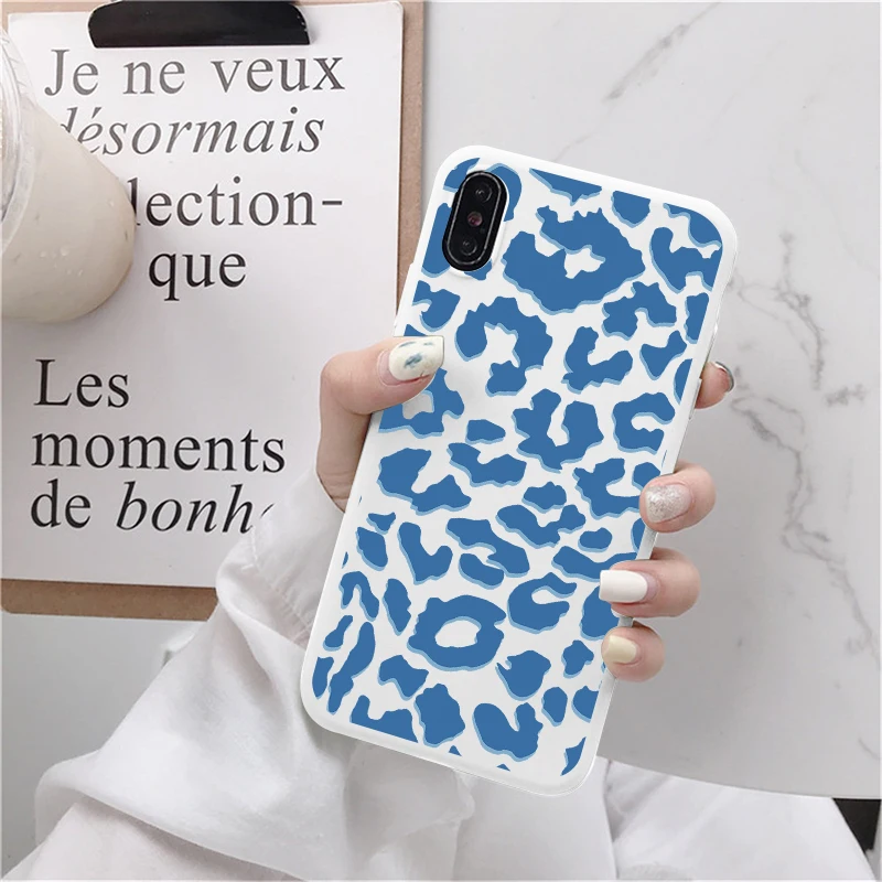 Чехол для iPhone 12 13 Pro Max Mini 11 XS MAX X XR SE 2020 7 8 6 6S 5 5S Plus мягкий ТПУ с леопардовым принтом