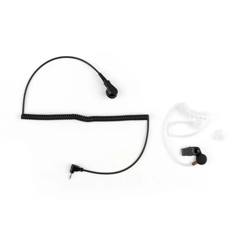 Artudatech 5 шт. 2 мм Walkie Talkie Listen Only Curve Covert акустическая Трубная гарнитура для