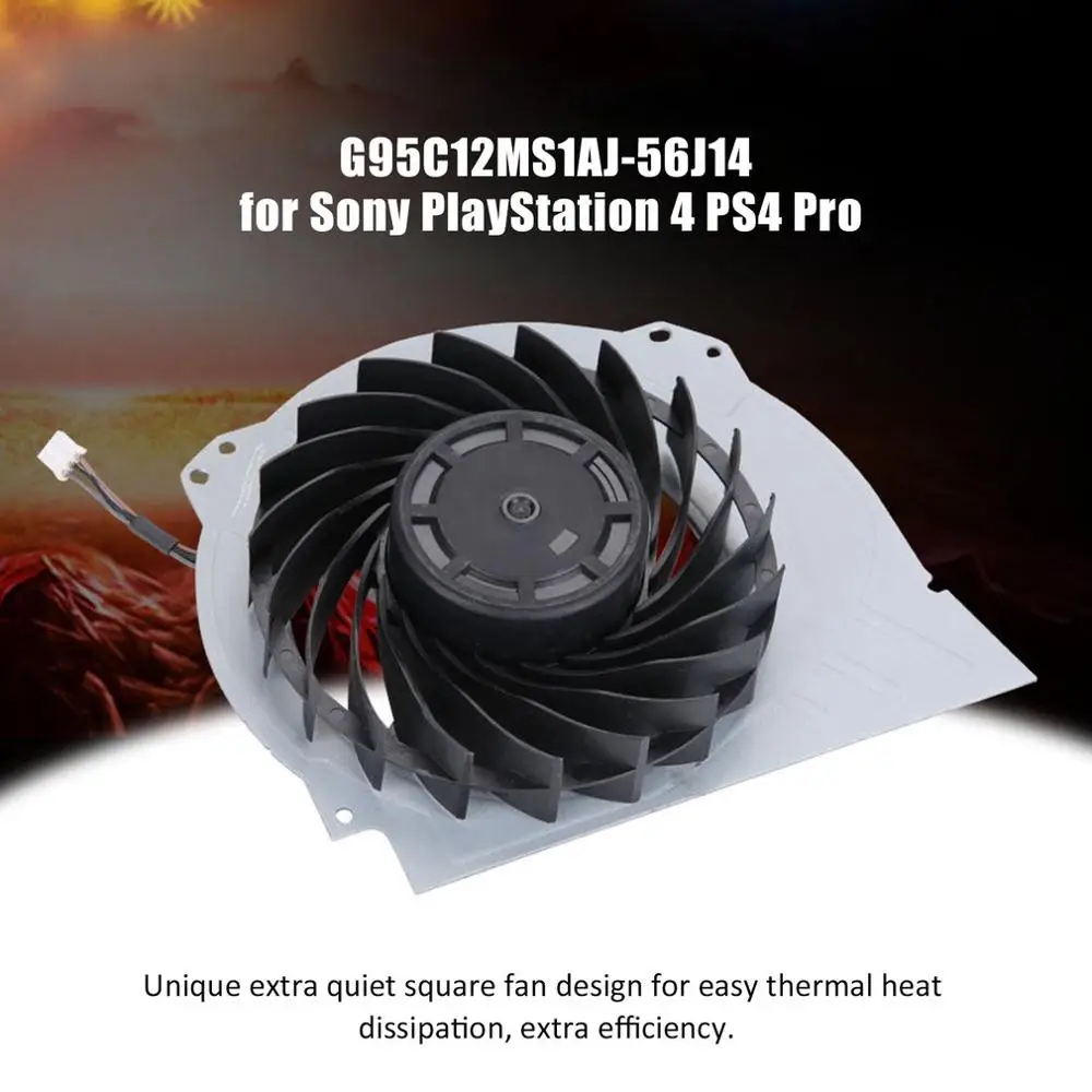 Для sony playstation 4 PS4 Pro внутренний вентилятор G95C12MS1AJ 56J14 12VDC 2.10A игровая машина