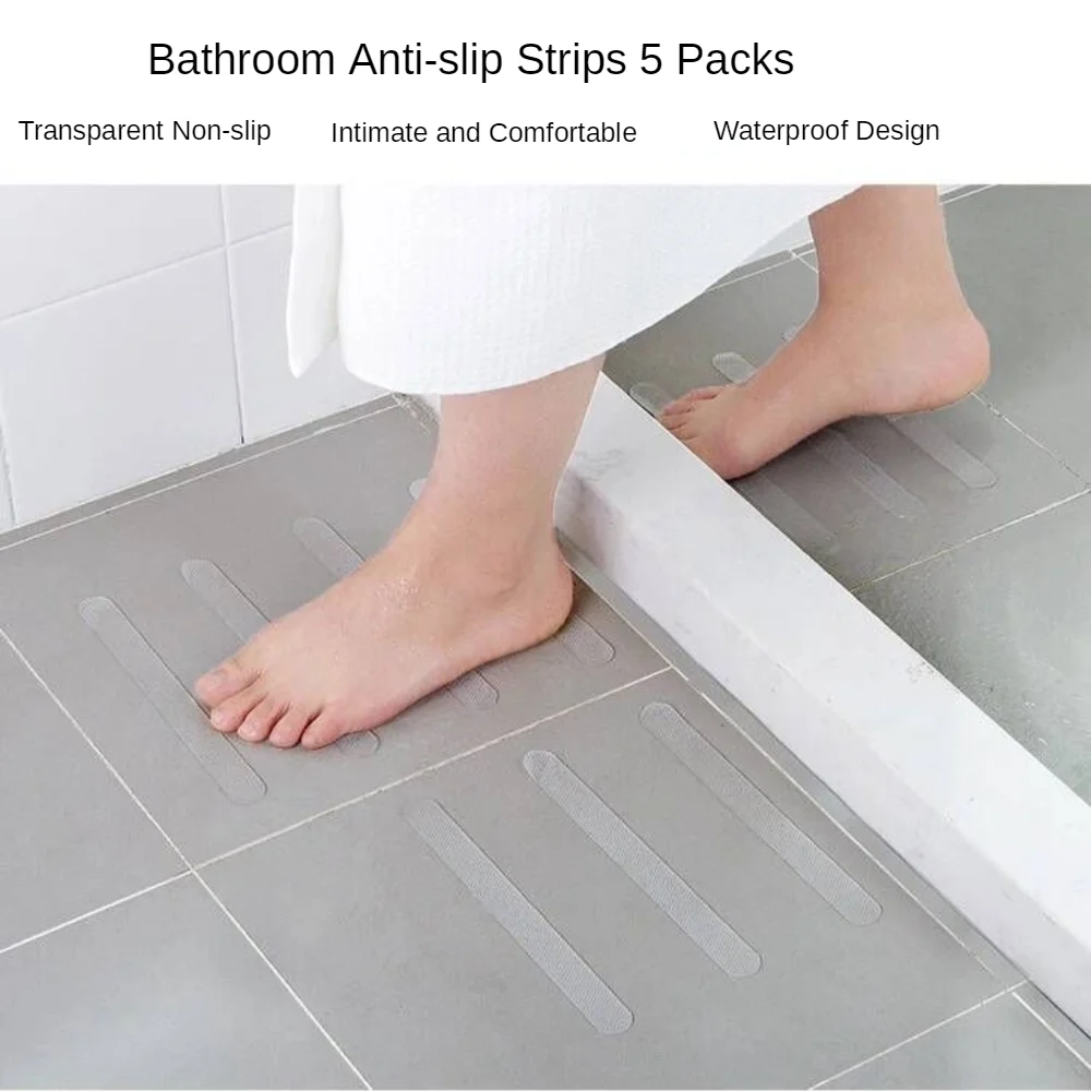 

Clear Anti-Slip Shower Strips,Anti-Slip Safety Stickers for Bathtubs, Showers,Stairs and Floors Bathtub Sticker Tape Bathroom