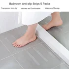 Прозрачные противоскользящие наклейки для ванной комнаты, душа, лестницы и пола