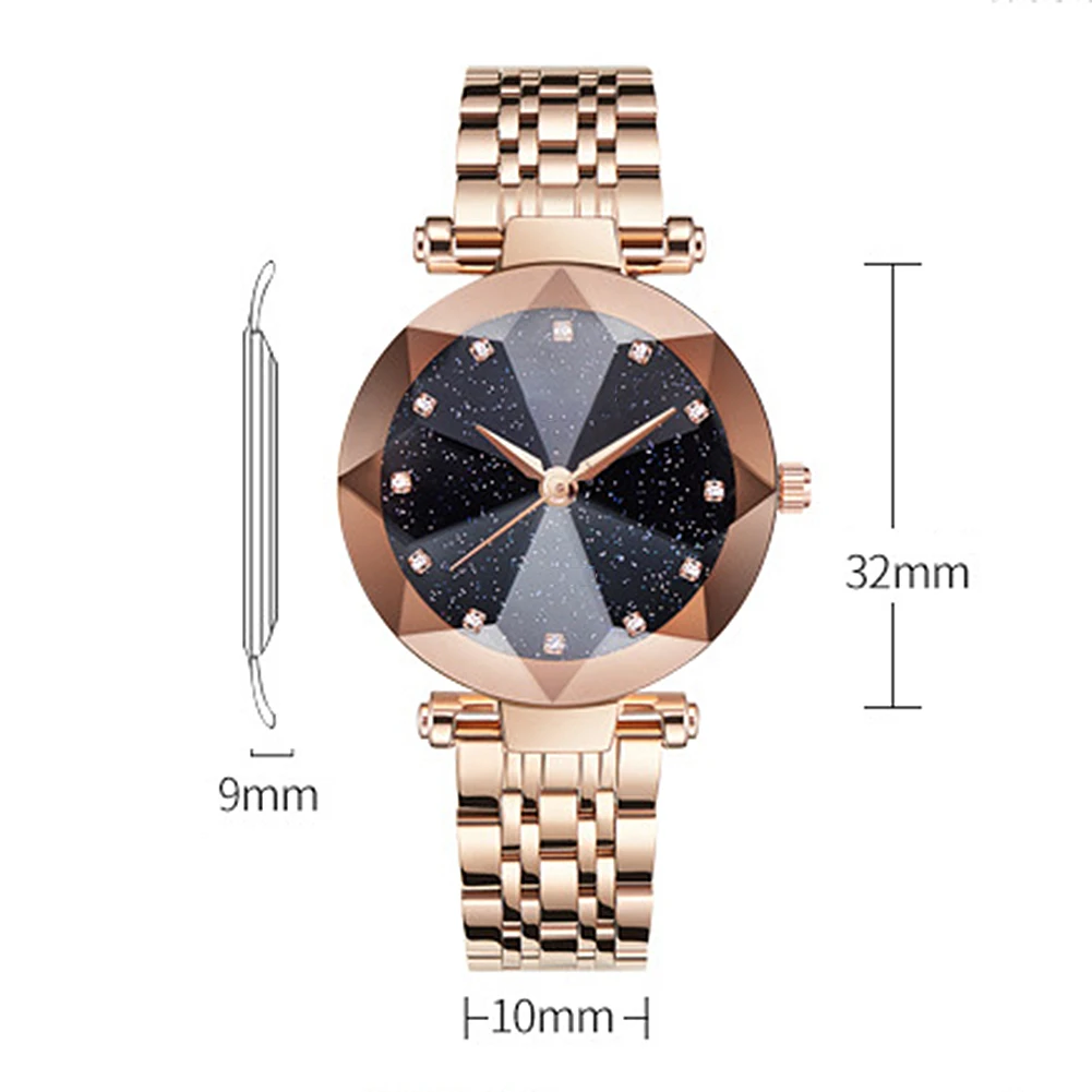 

Ladies Magnetic Starry Sky Clock Luxury Women Watches Fashion Diamond Female Quartz Wristwatches Relogio Feminino Zegarek Damski