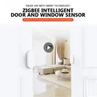 Датчик Yuya ZigBee для окон и дверей, умный магнитный детектор умного срока службы, Push-уведомления, дистанционное управление через приложение