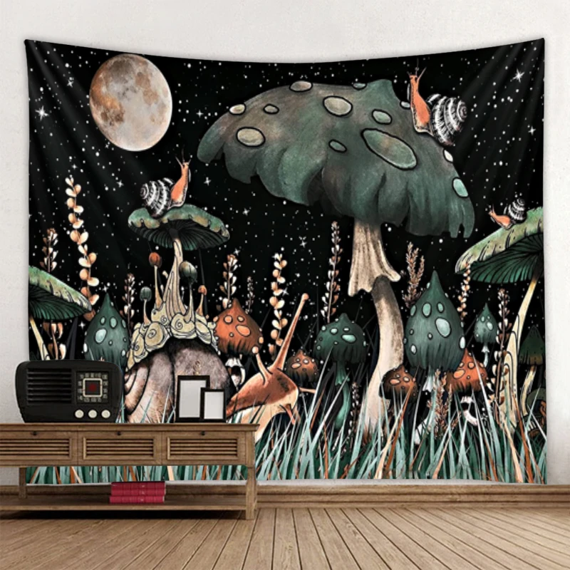 

Sun Moon Starry Sky Tapestry Art Deco Blanket Curtain Hanging Home Bedroom Living Room Decoration Mysterious Bohemia