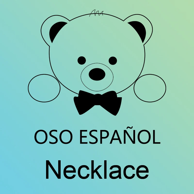 

2021 New Popular 100% 925 Sterling Silver Cute Bear Necklace Original Fashion Jewelry For Women Party Gift