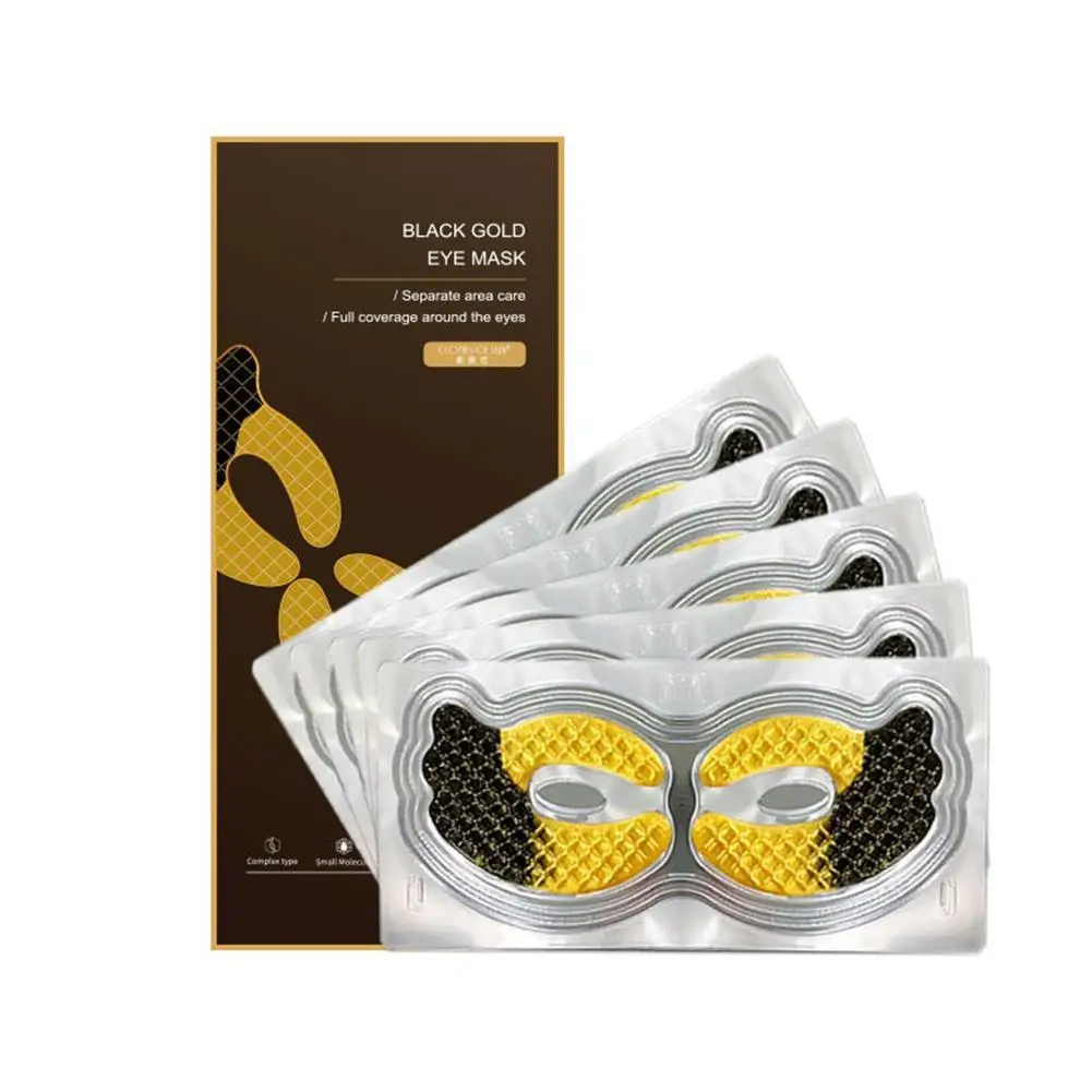 

2021 Black Gold Eye Mask Dark Circles Eye Bags Puffiness N3 Wrinkles Eye Aging Patch Hyaluronic Anti Serum Care Eye Acid Sk F9G4