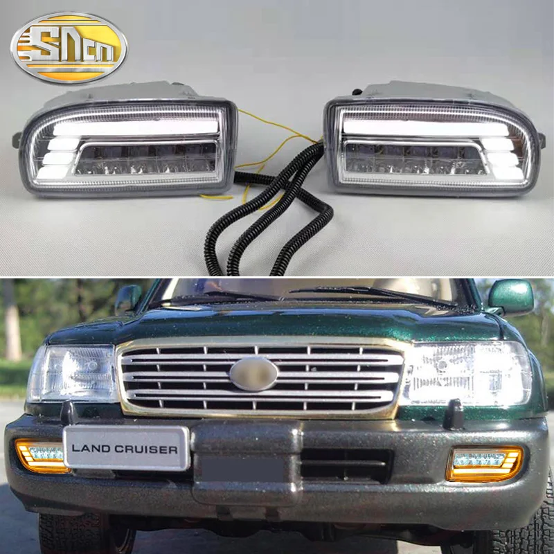 

2pcs Fog Light For Toyota LAND CRUISER 100 LC100 1998-2007 halogen fog lamp headlights Front foglights DRL