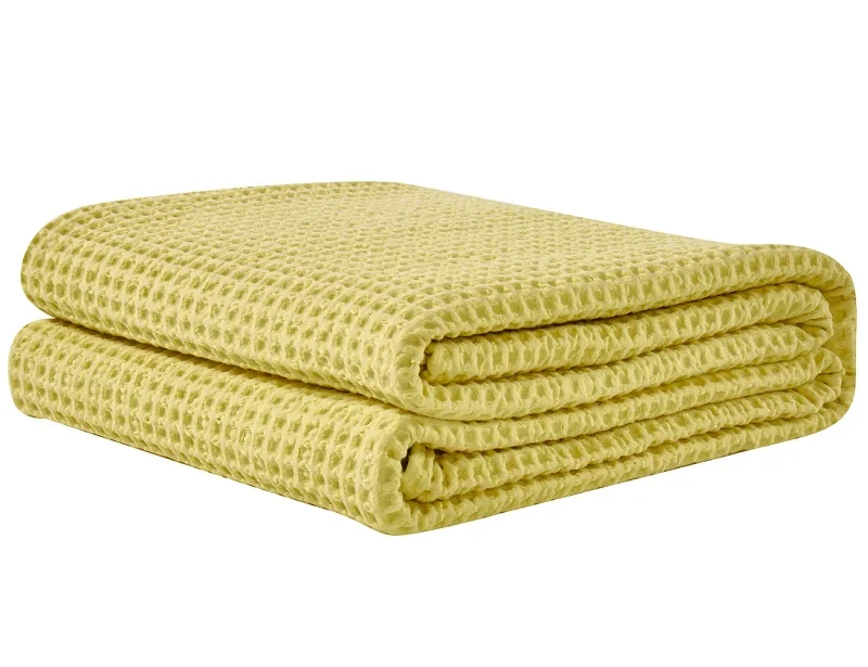 Waffle Throw Blanket Bedspreads Cotton Christmas Decorations For Home Comfy Portable Travel All-Season Skin-friendly Soft