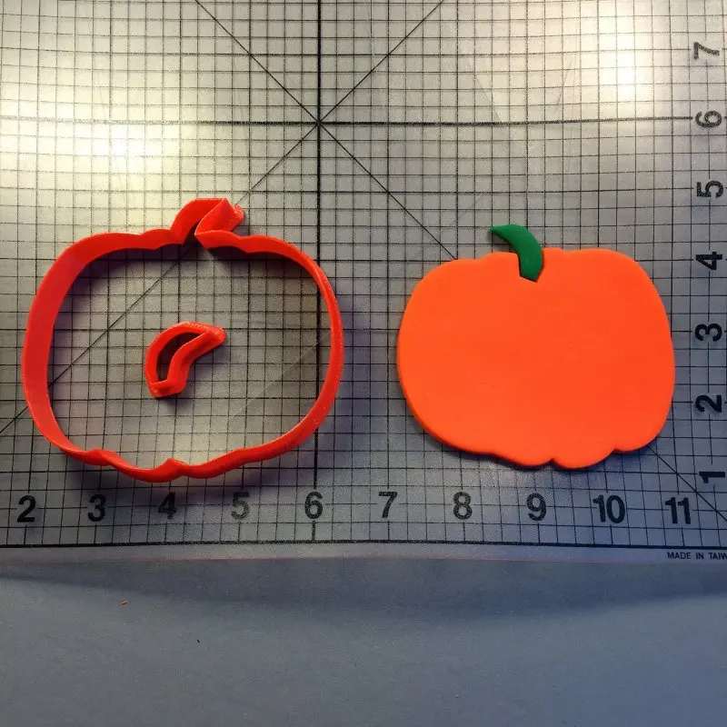 Овощная серия в форме тыквы Паровая хлебное печенье помадная камедь паста резак