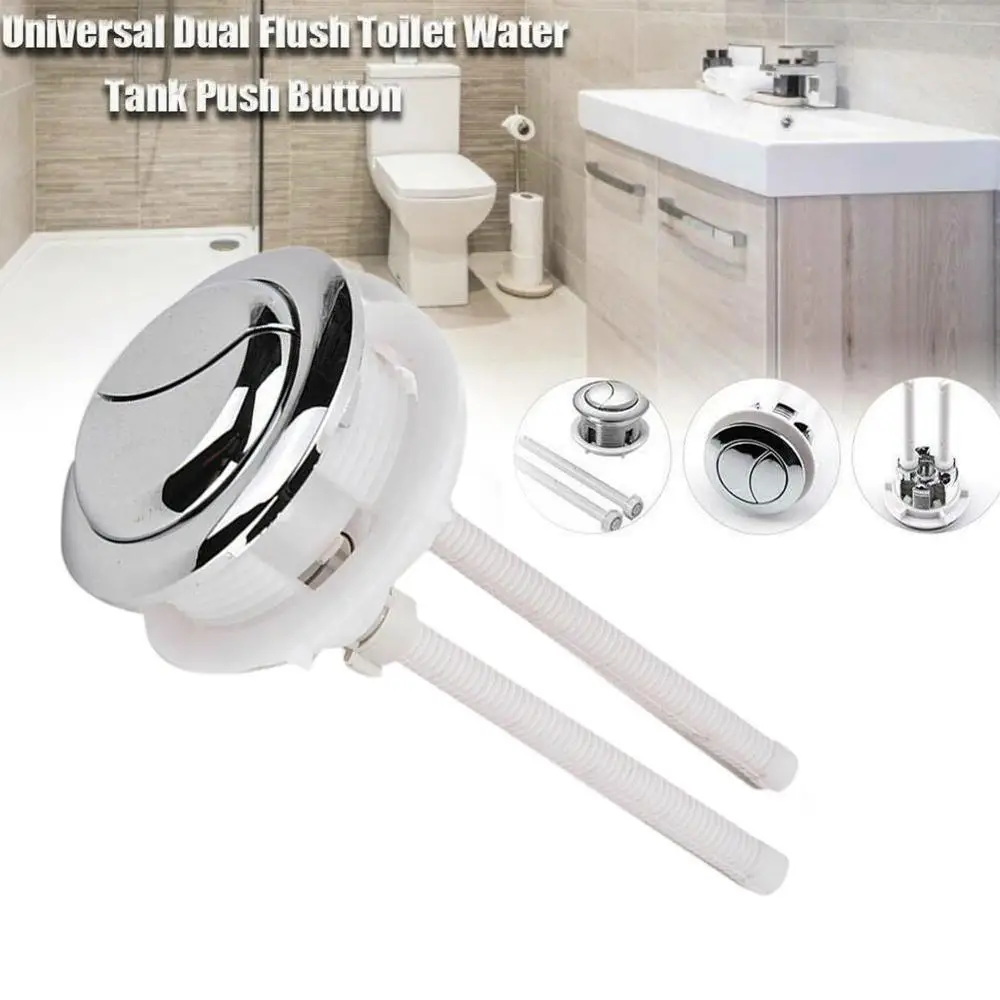 Пластиковая двойная смывная Крышка для резервуара воды в туалете кнопка с