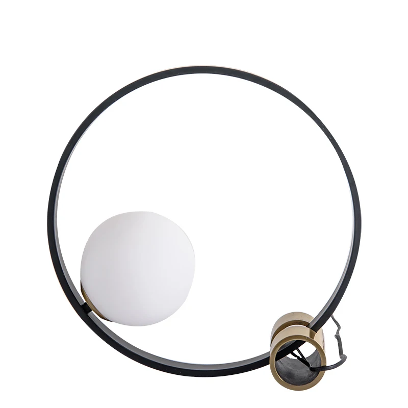 Минималистичный современный черный светодиодный декоративный туалетный столик