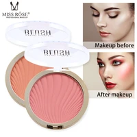 miss rose professional 6 colors blush contour shadow palette peach powder makeup face mineral pigment blush powder wholesale