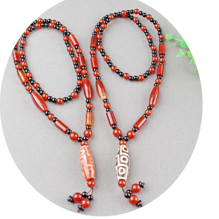 

Ожерелье из натурального цветного агата, Женская цепочка на свитер, подлинные сертифицированные бусины из нефрита, ожерелья-чокеры из халц...