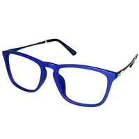 retro reading glasses rectangular blu metal frame optical eyeglasses for men women ultralight1 1 5 2 2 53 3 5 4