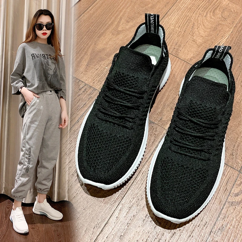 

2021 New Summer Women Shoes Mesh Light Breathable Women Sneakers Flats Casual Female Trainers Walking Shoes Zapatillas Mujer