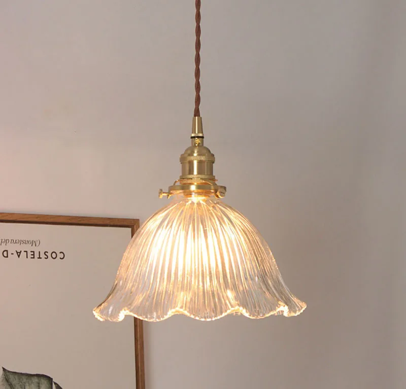 Европейский латунь люстра Обеденная Гостиная Кофе бар прикроватные Спальня Nordic