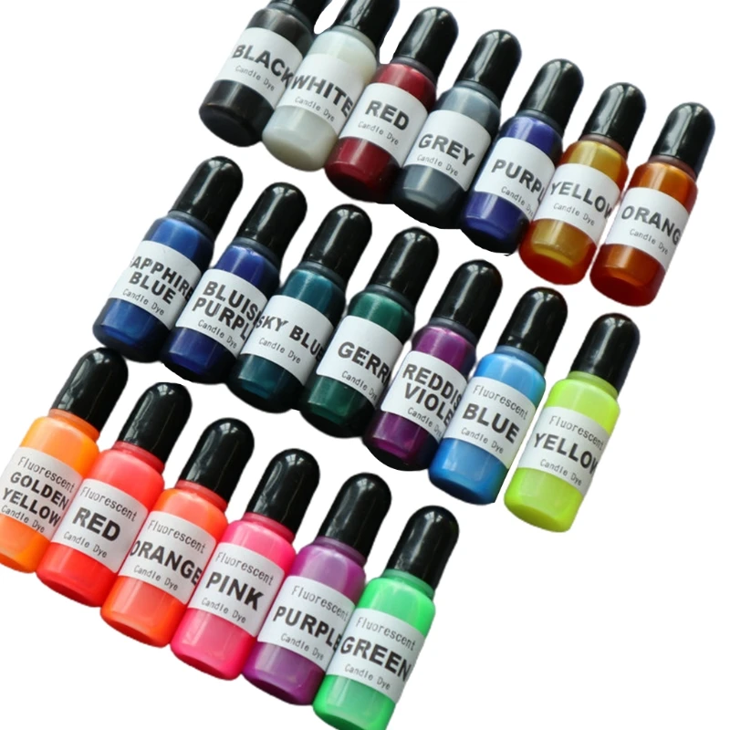 

20 Colors UV Epoxy Resin Colorant Ink Pigment Liquid Coloring Dye DIY Art Crafts Decorations Jewelry Pendant Handicrafts