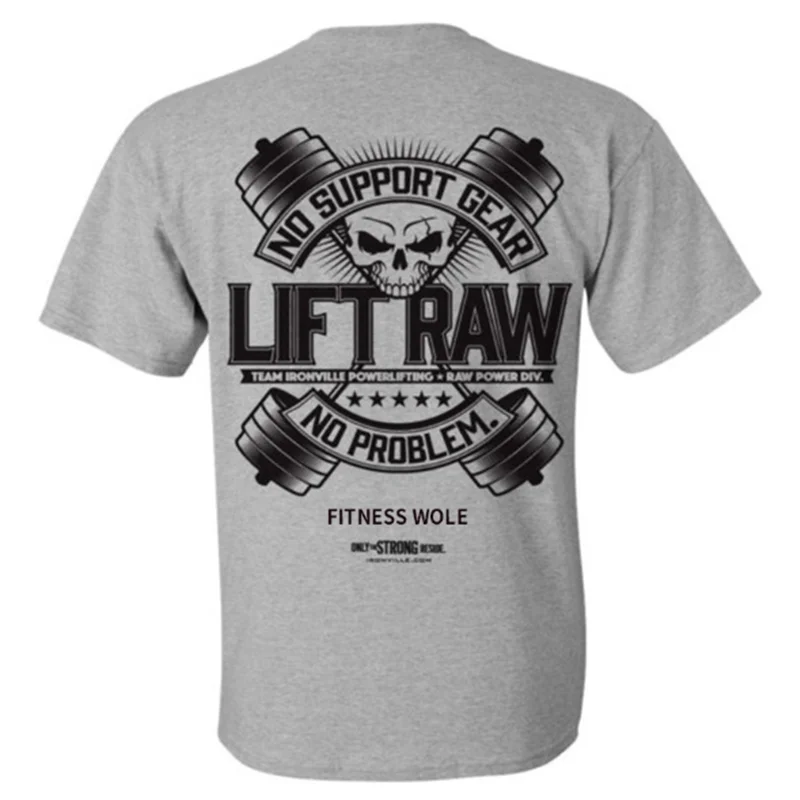2020 correr deportes Camiseta de algodón Fitness culturismo manga corta Slim t camisa hombre entrenamiento Tee tops ropa|Мужские