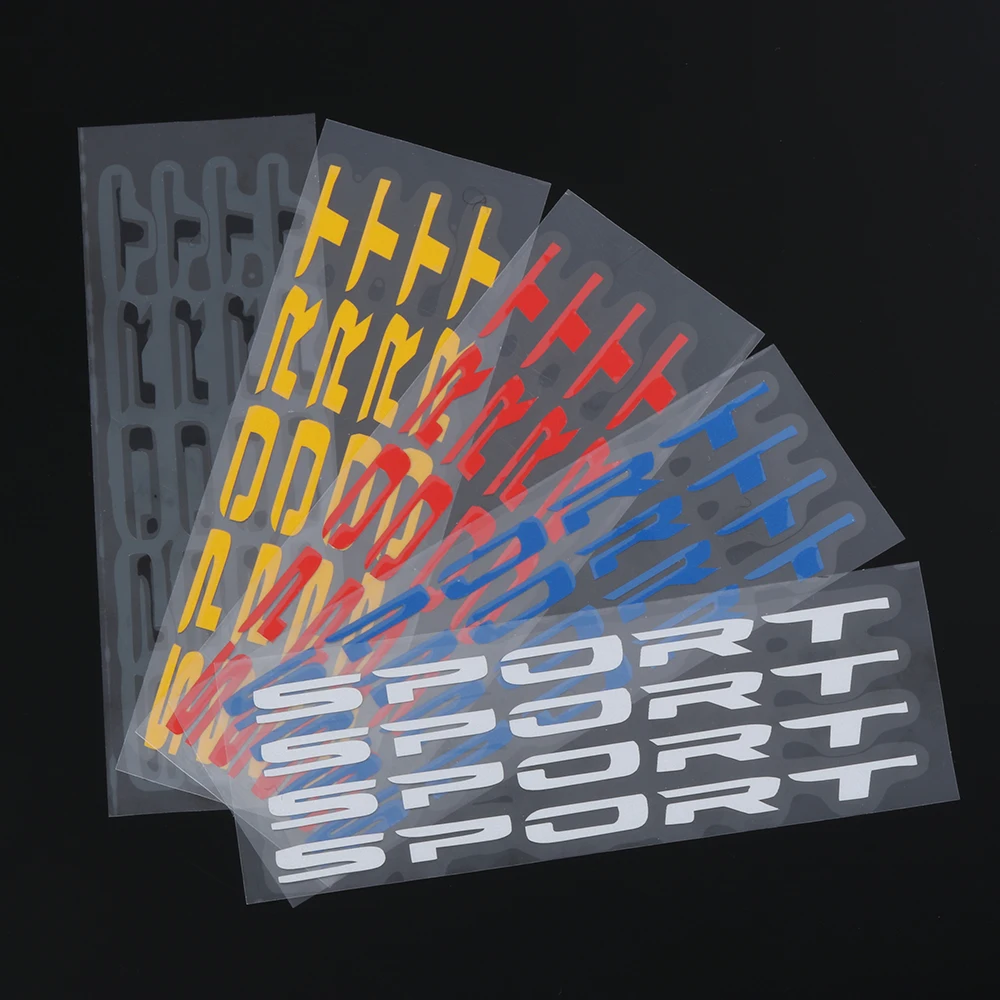 4 шт. новая наклейка на автомобиль колеса Ободы для гоночного автомобиля эмблема