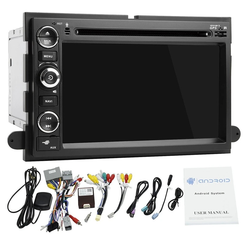2 Din Android 10 четырехъядерный автомобильный dvd плеер для Ford F150 F350 F450 Fusion Expedition Mustang