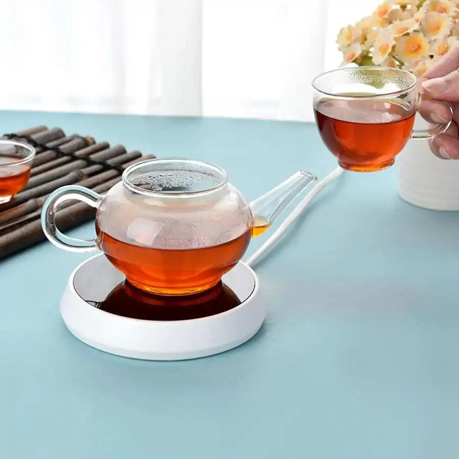 

New Electric Mug Warmer Office Coffee Cup Warmer Touch Control Constant Temperatures Tea Water Milk Mugs Heating Coaster Pad