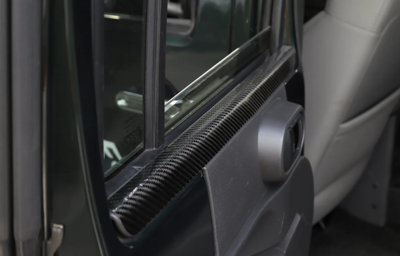 Отделка окон из настоящего углеродного волокна для Jeep Wrangler JK 2007 2010|Лепнина
