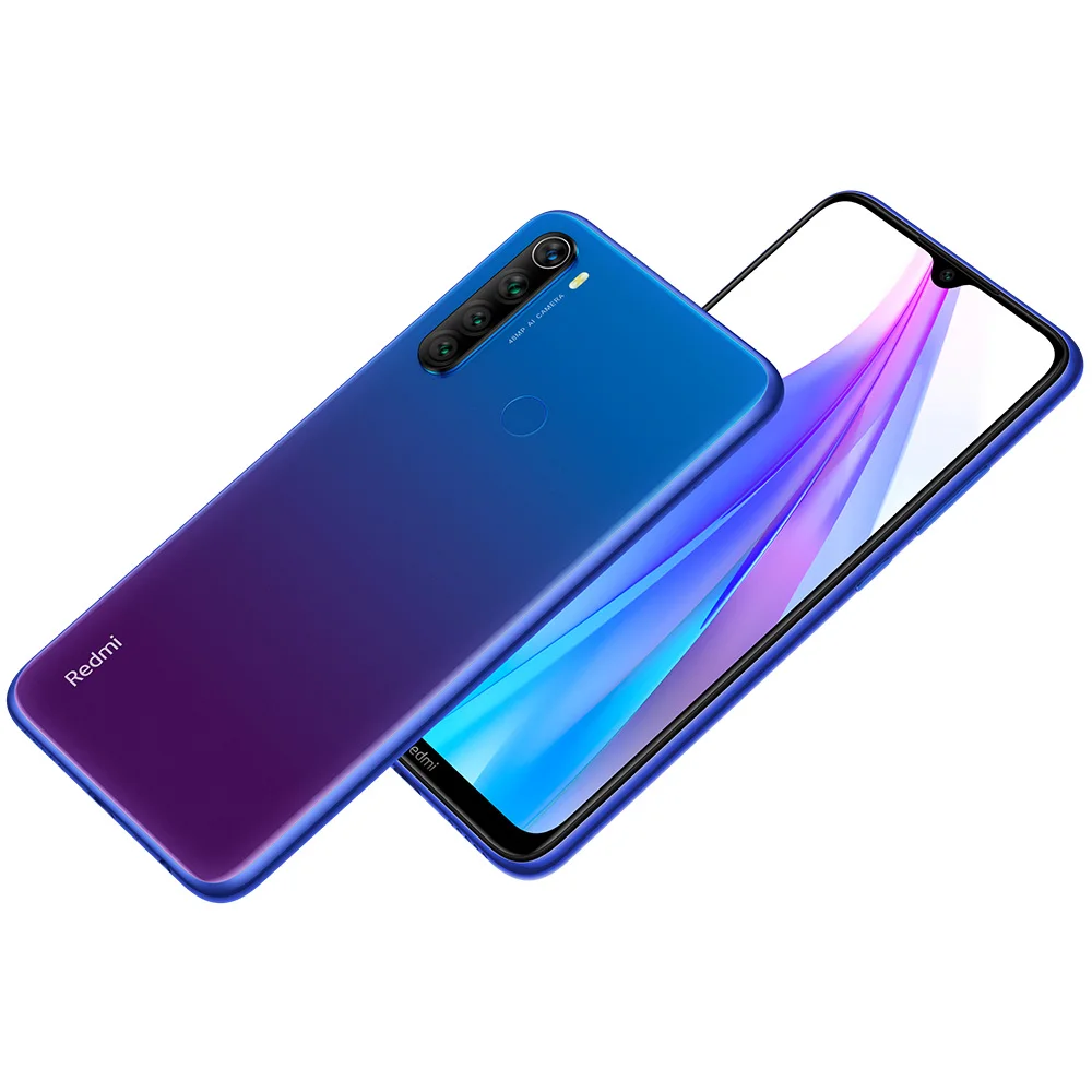 Глобальная версия смартфона Xiaomi Redmi Note 8 T 4 Гб + 64 ГБ аккумулятор 4000 мАч 18 Вт QC NFC