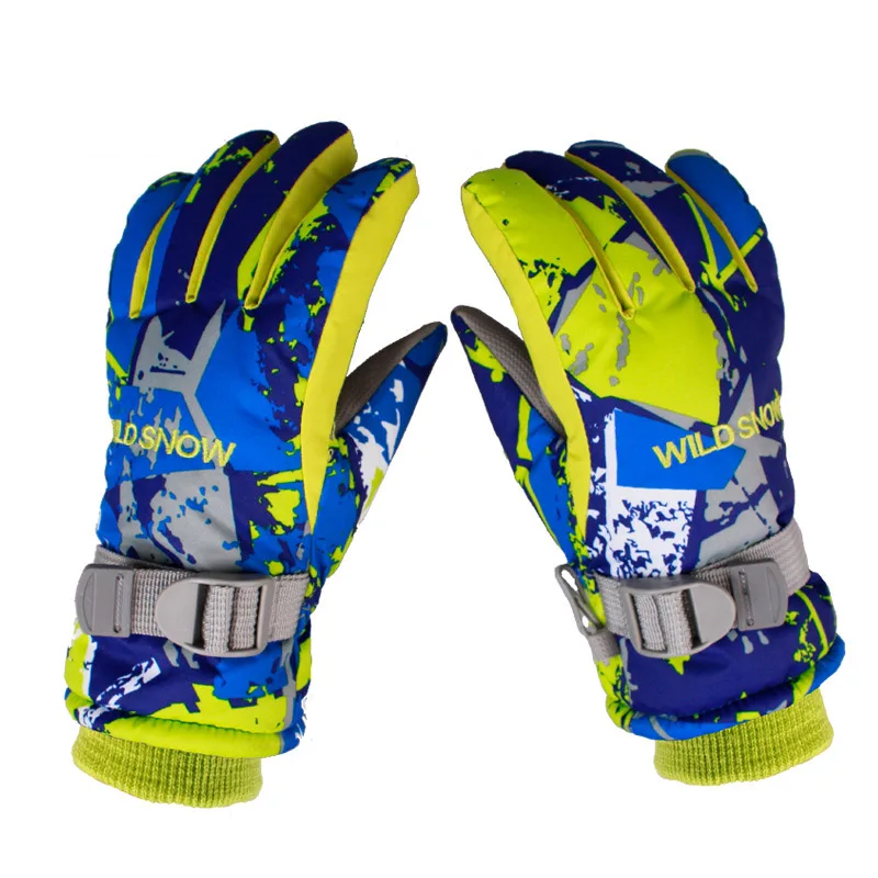 

Новинка 2020, зимние теплые водонепроницаемые лыжные перчатки, детские перчатки для мальчиков и девочек для сноуборда, мотоцикла, езды по сне...